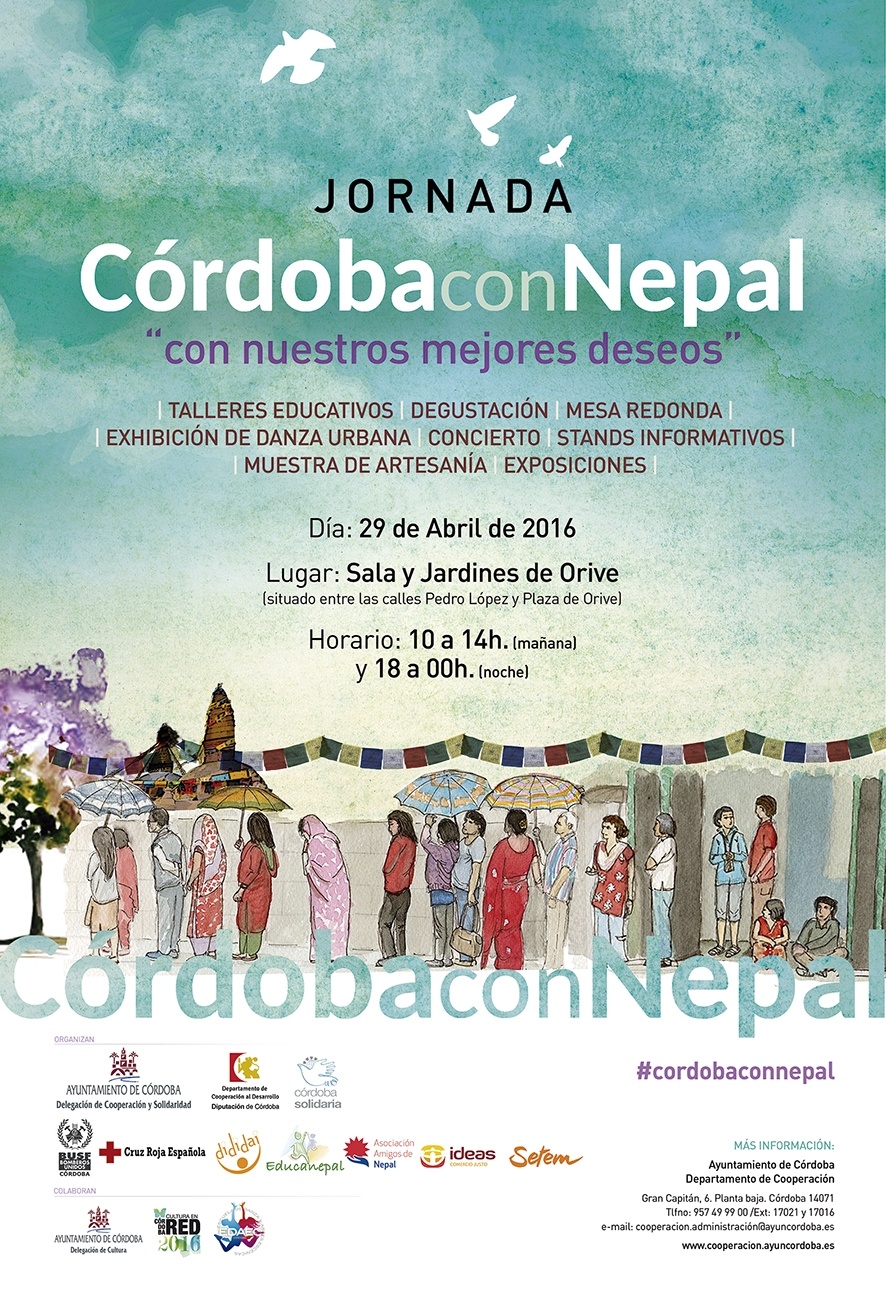 Jornada por Nepal el próximo viernes 29 de abril.