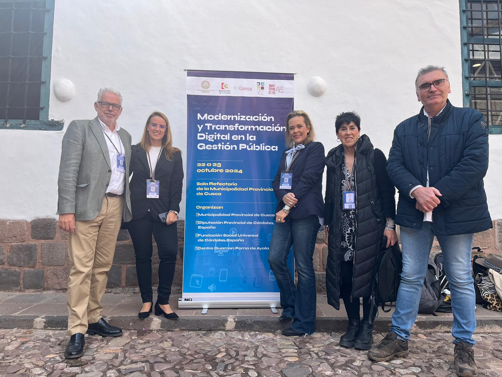 Una delegación de responsables y técnicos de la Diputación de Córdoba visita Perú para trasladar su experiencia sobre modernización y transformación de la gestión pública